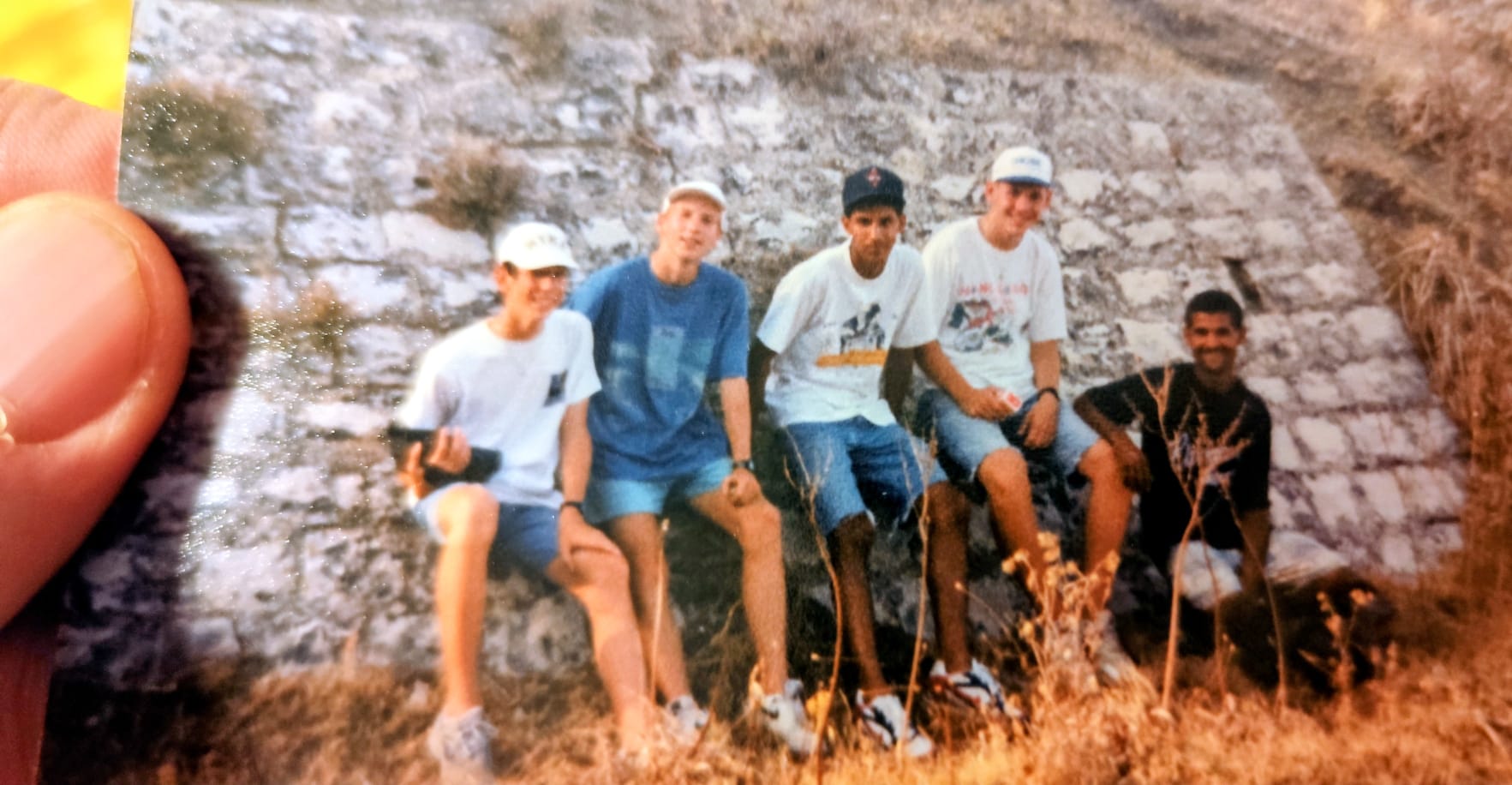 Le groupe d’amis en Tunisie en 1993